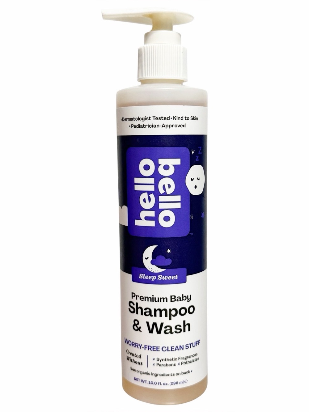 HELLO BELLO Premium Baby Shampoo & Wash SLEEP SWEET Organic ingredients 10 fl oz